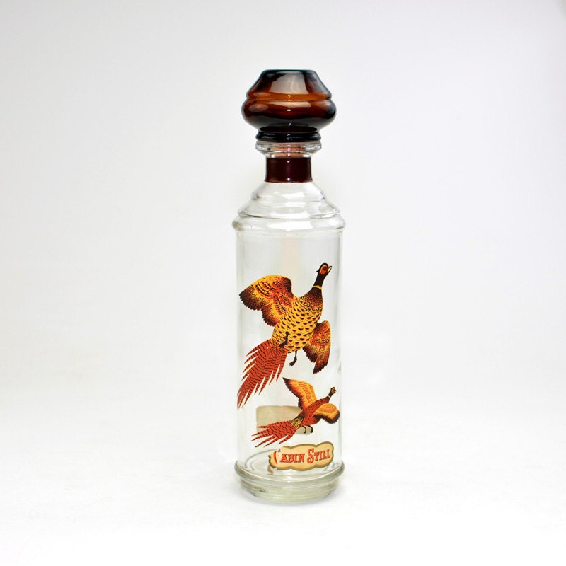 Pheasant Cabin Still Glass Decanter Kentucky by OneRustyNail