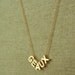 LAST ONE Gold Filled Geaux Necklace