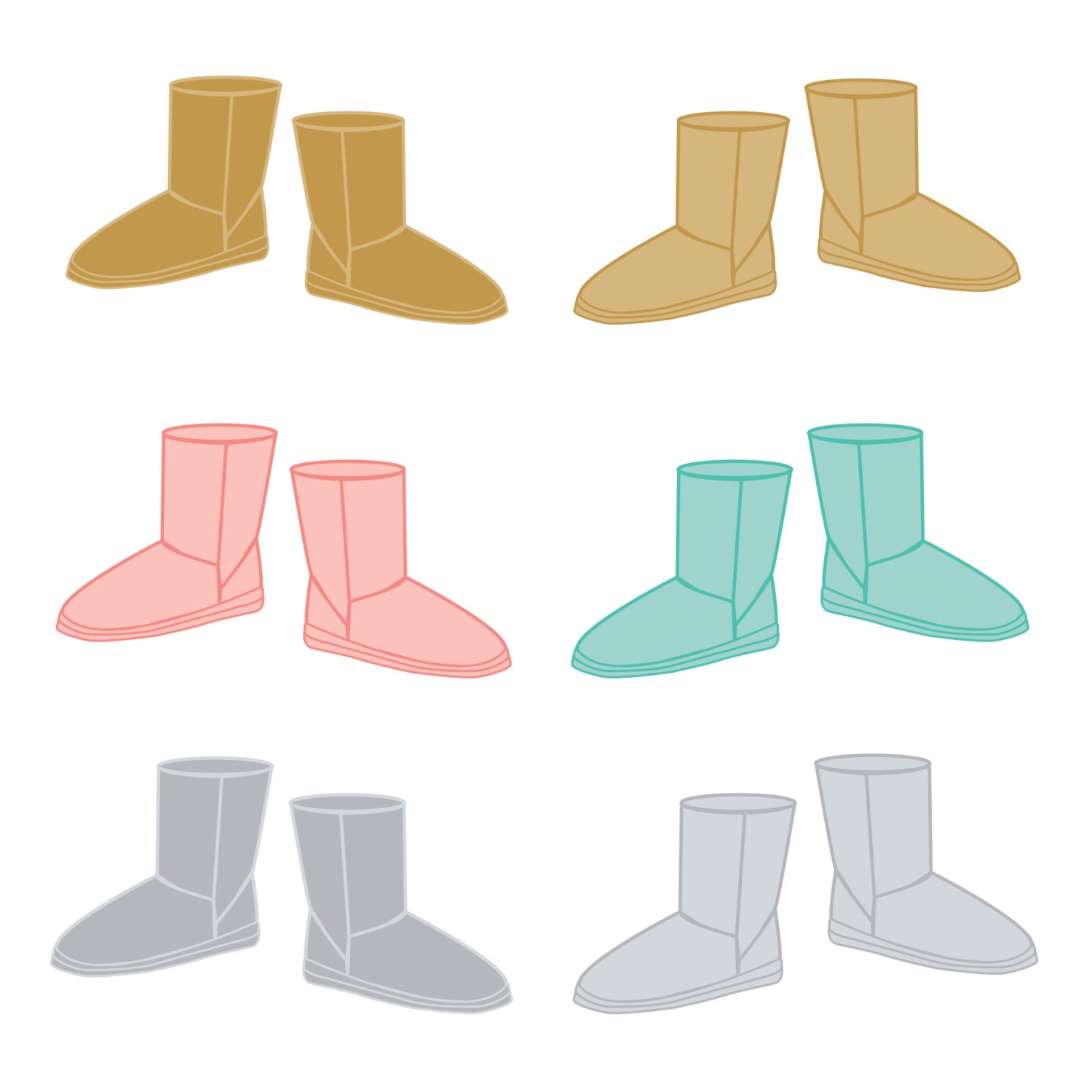 winter boots clipart - photo #21