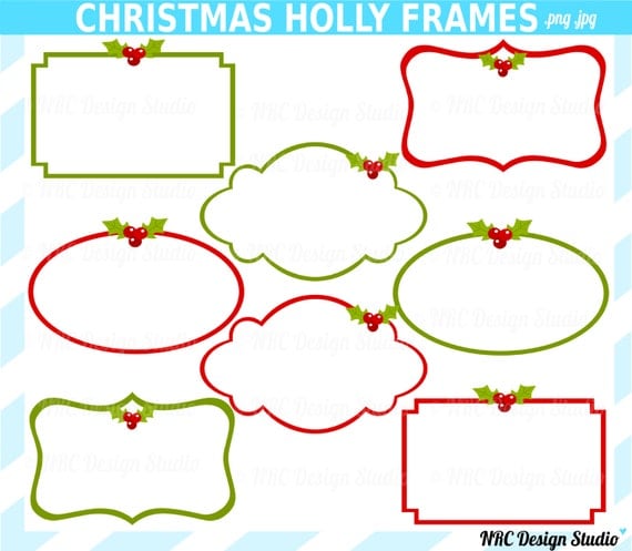 christmas label clipart - photo #3