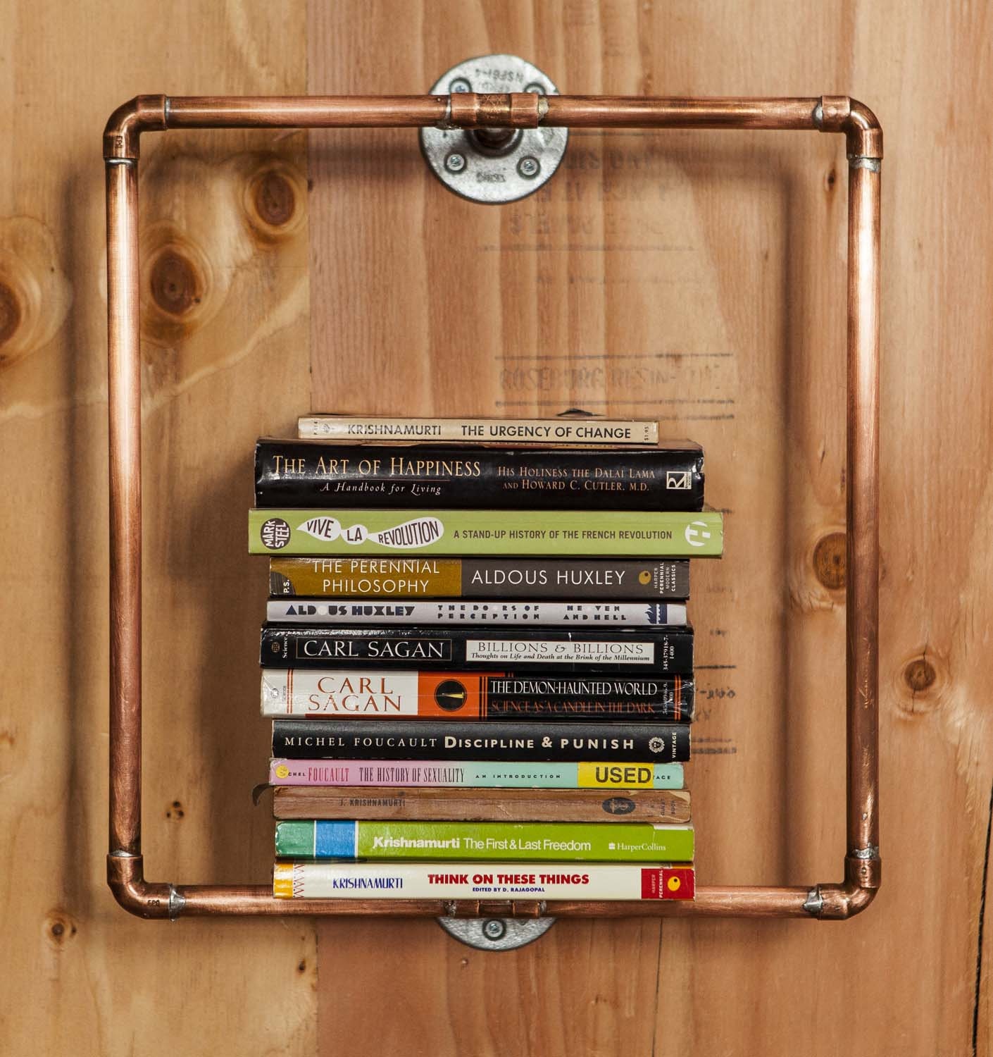 Copper Pipe Cube Book Shelf by NomadGeneralStore on Etsy