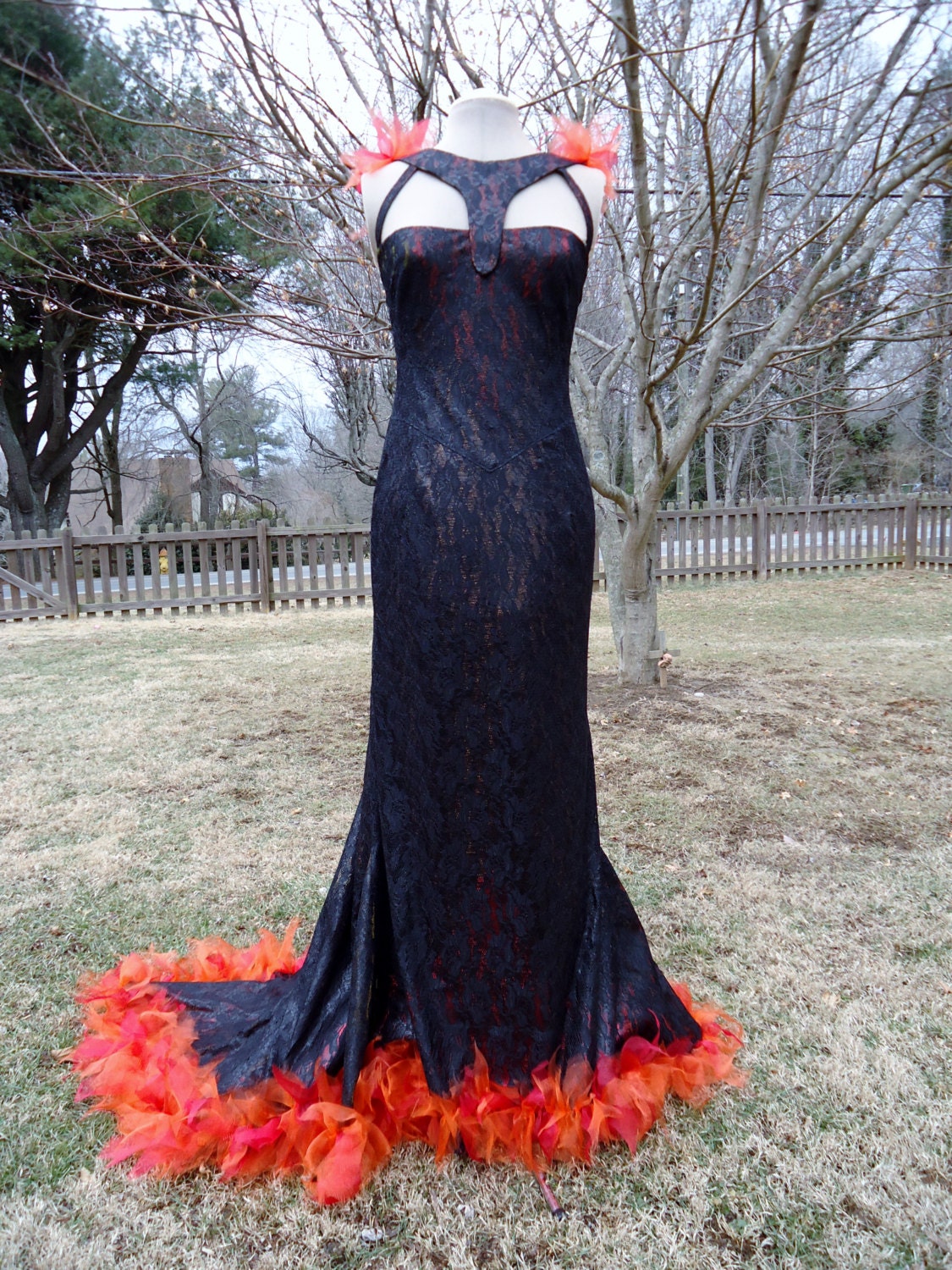 Katniss Everdeen inspired Catching Fire Dress by RetroSewCo