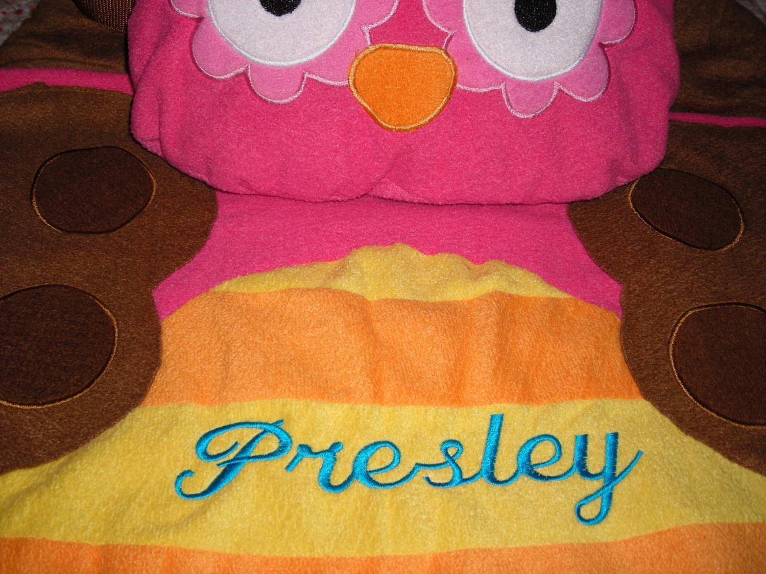 Personalized Stephen Joseph Nap Mat Owl by Never Felt Better
