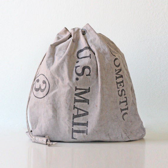 us mail bag vintage