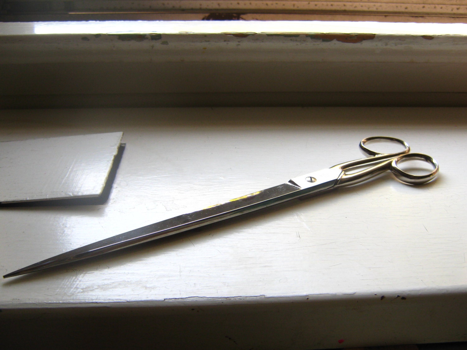 11 Long Blade Hoffritz Scissors w Case Made by BackThennishVintage