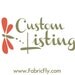 Custom Listing for GrammiesQuiltz