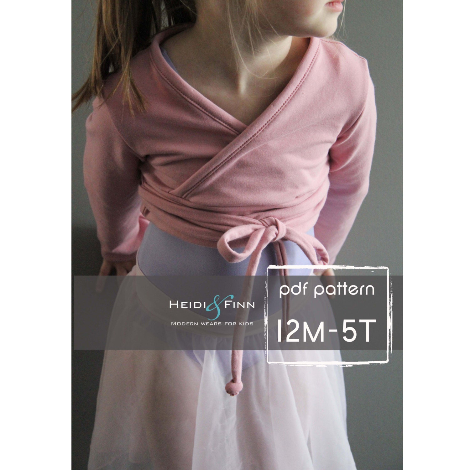 Ballet Sweater pattern and tutorial 12m 5T PDF by heidiandfinn