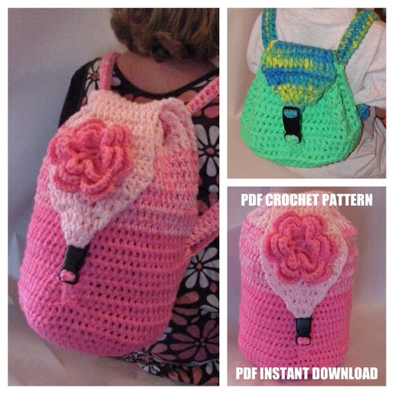 mochilas infantiles a crochet