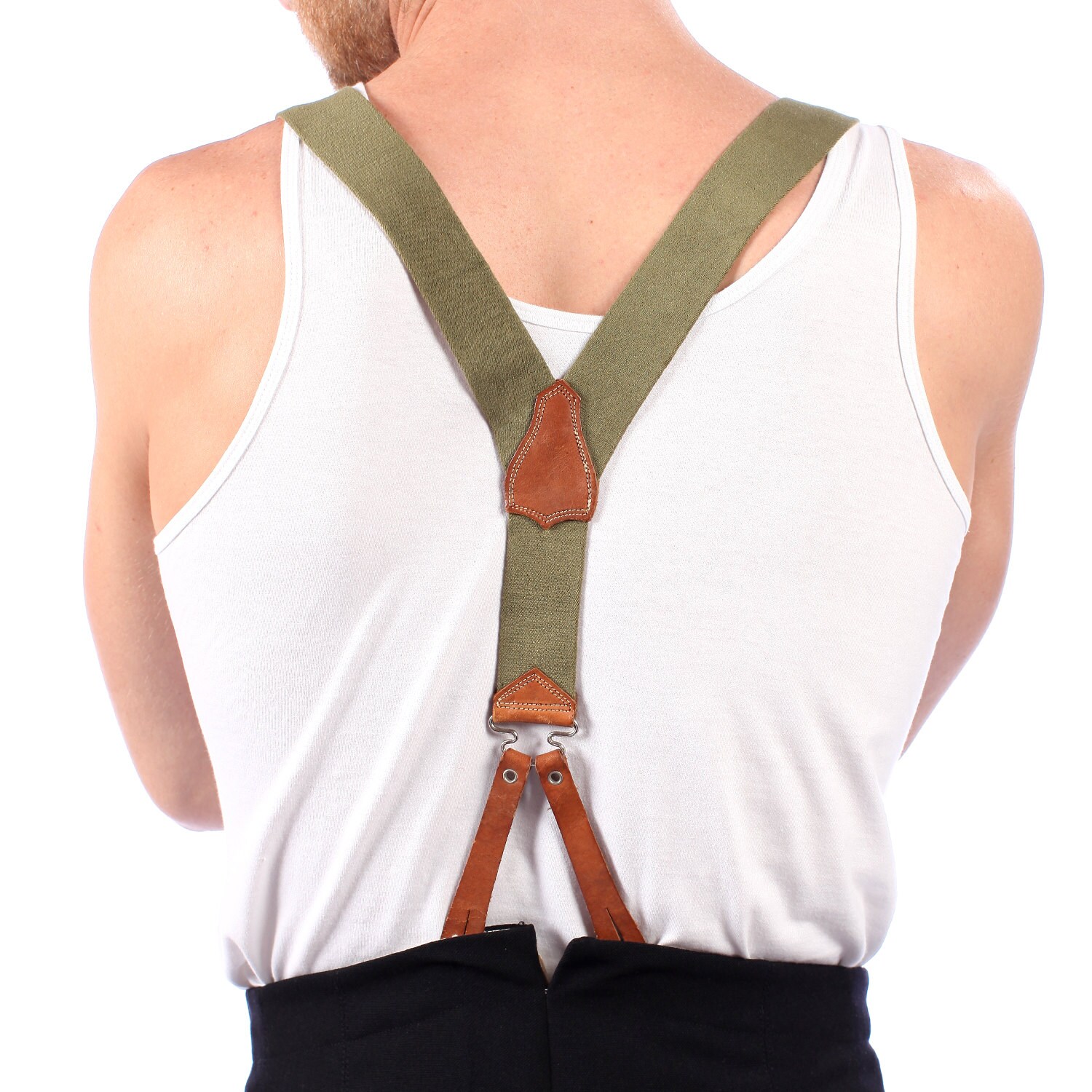 Gift for Men / 1950s Mens Suspenders / Vintage by BetaMenswear