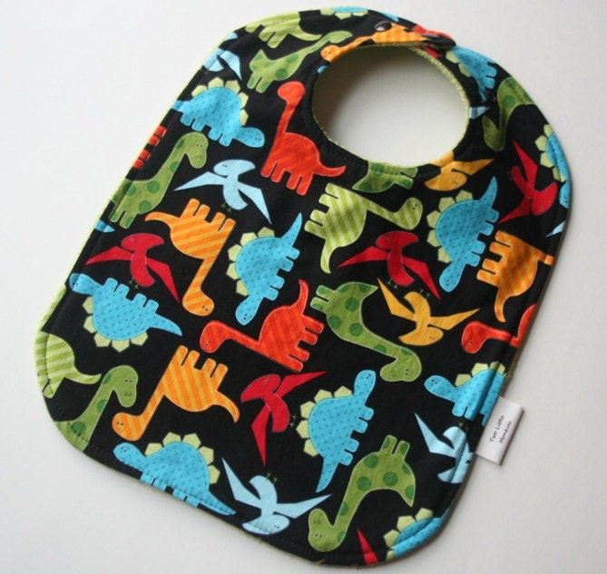 Tidy Tot Big Bib - Dinosaurs (Feeding Bib for Babies and Toddlers)