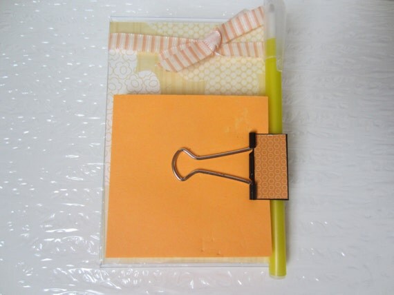 Sticky Note Holder Pad Stationery With Acrylic by HawaiiPaperParty