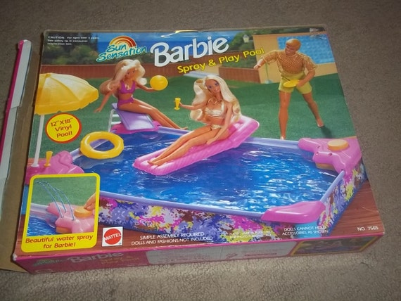 old barbie pool