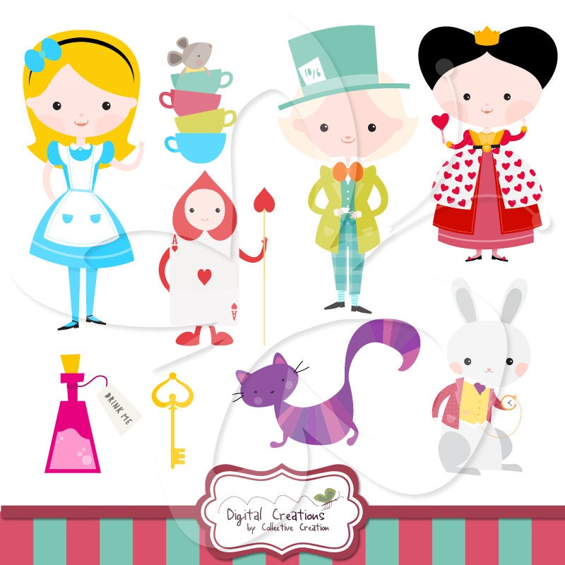 free clipart images of alice in wonderland - photo #25