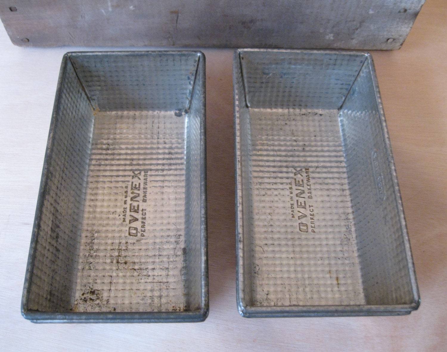 Vintage Ekco Ovenex Perfect Bakeware Bread Pans