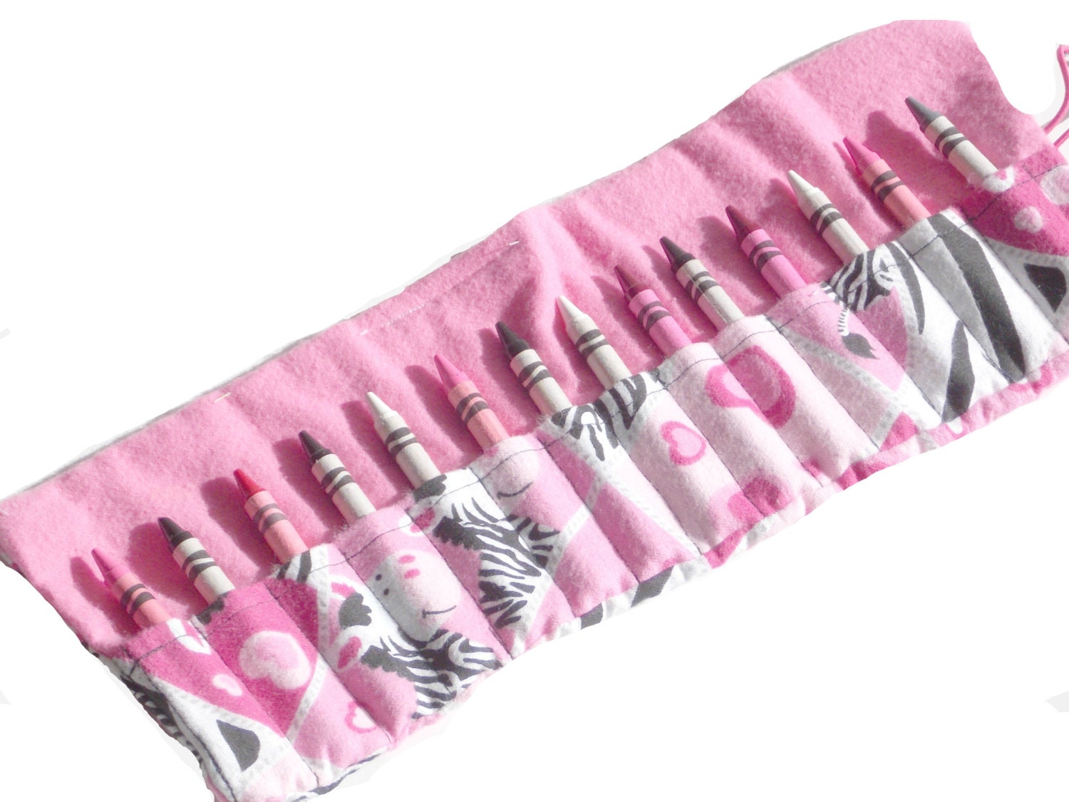 Zebra Crayon Roll, Girls Crayon Roll, Crayon Roll Up, Girls Crayon Roll Up, Girls Crayon Storage, Crayon Caddy, Crayon Roll, Birthday Gifts
