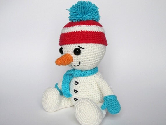 Snowman Amigurumi Crochet Pattern / PDF e-Book / by ...