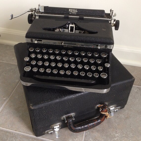 1930s Royal Deluxe Touch Control Typewriter by ALittleSimplicity