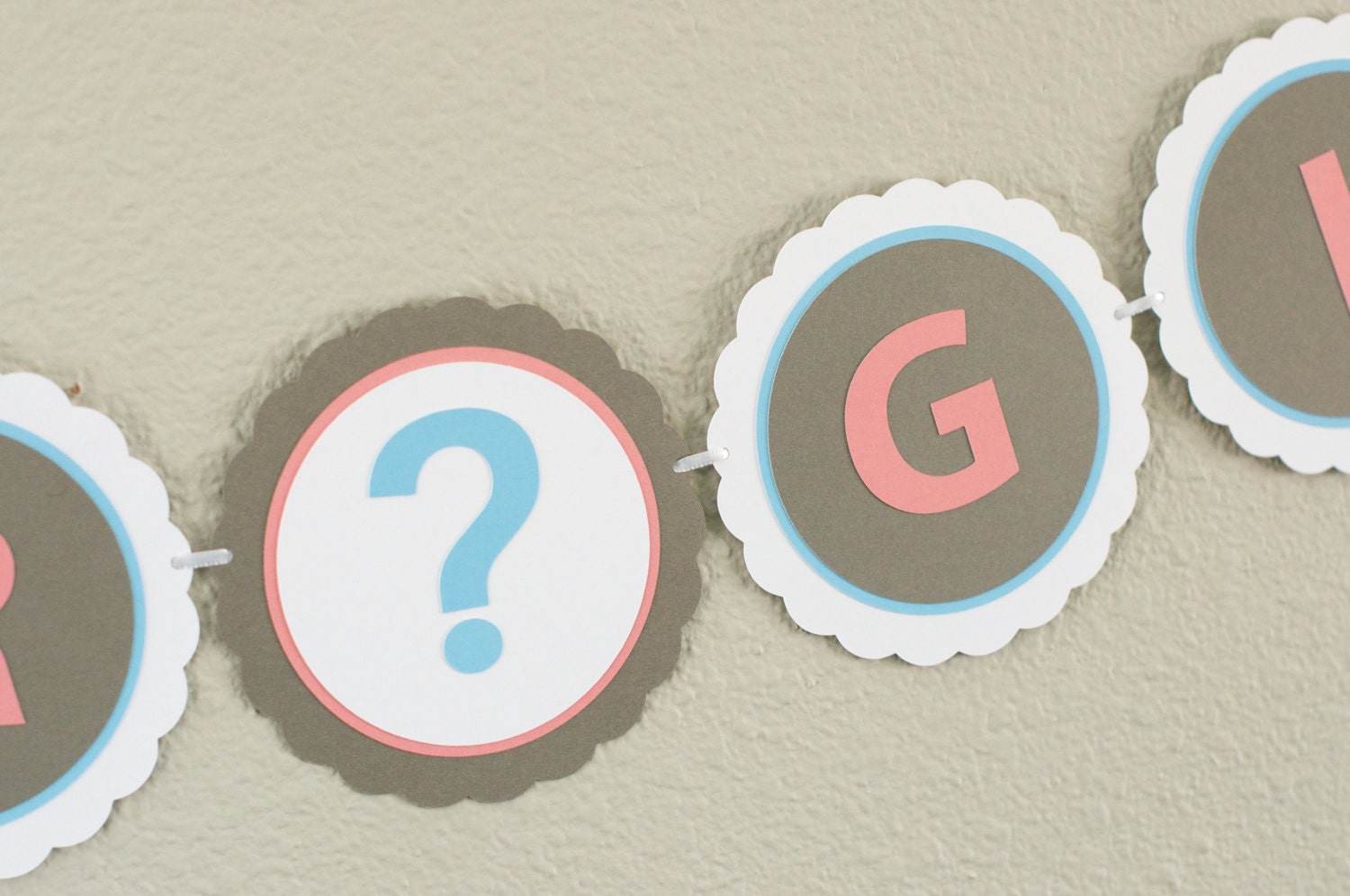 BOY OR GIRL Gender Reveal Baby Shower Decoration Banner - Gender Reveal Party Il_570xn