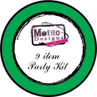 9 Item Party Kit - Buyers Choice Il_570xn