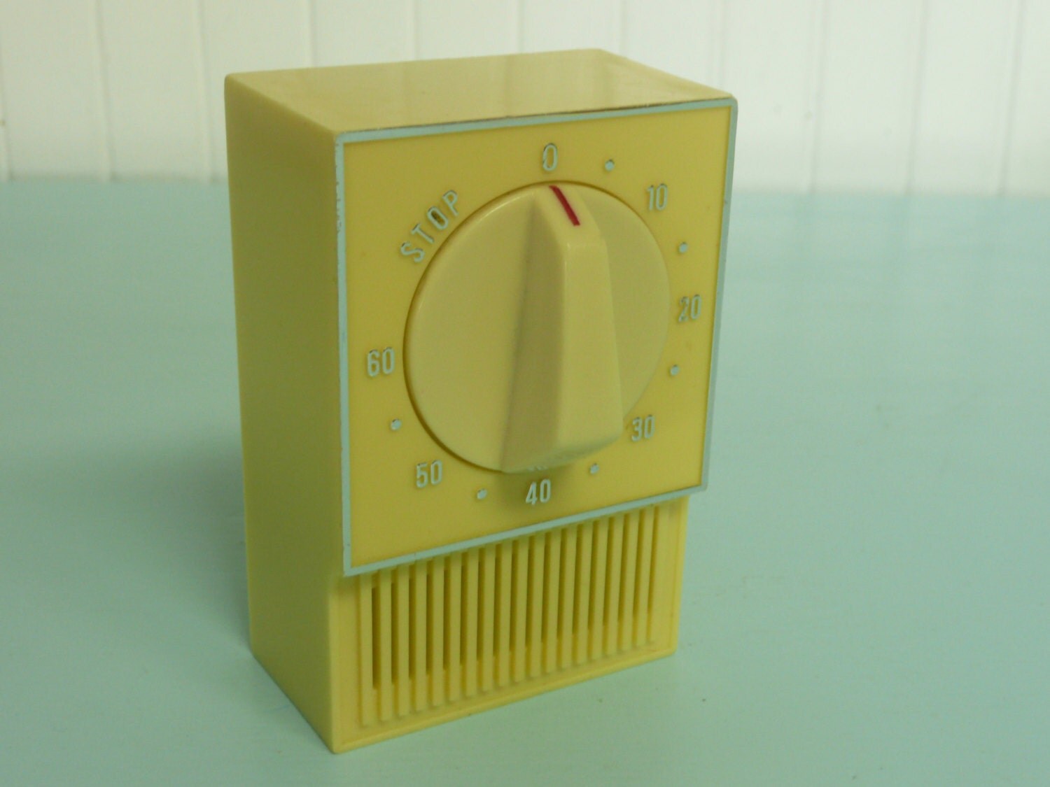 1960s RARE MUSICAL Kitchen Timer, Working Yellow...