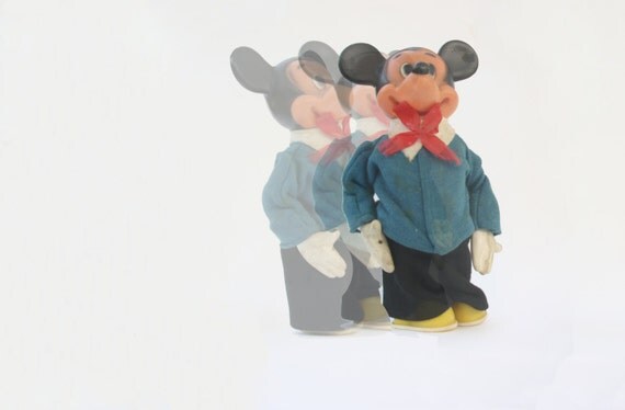 Mickey Mouse moving toy Vintage Mickey Mouse by Andolinaswishes
