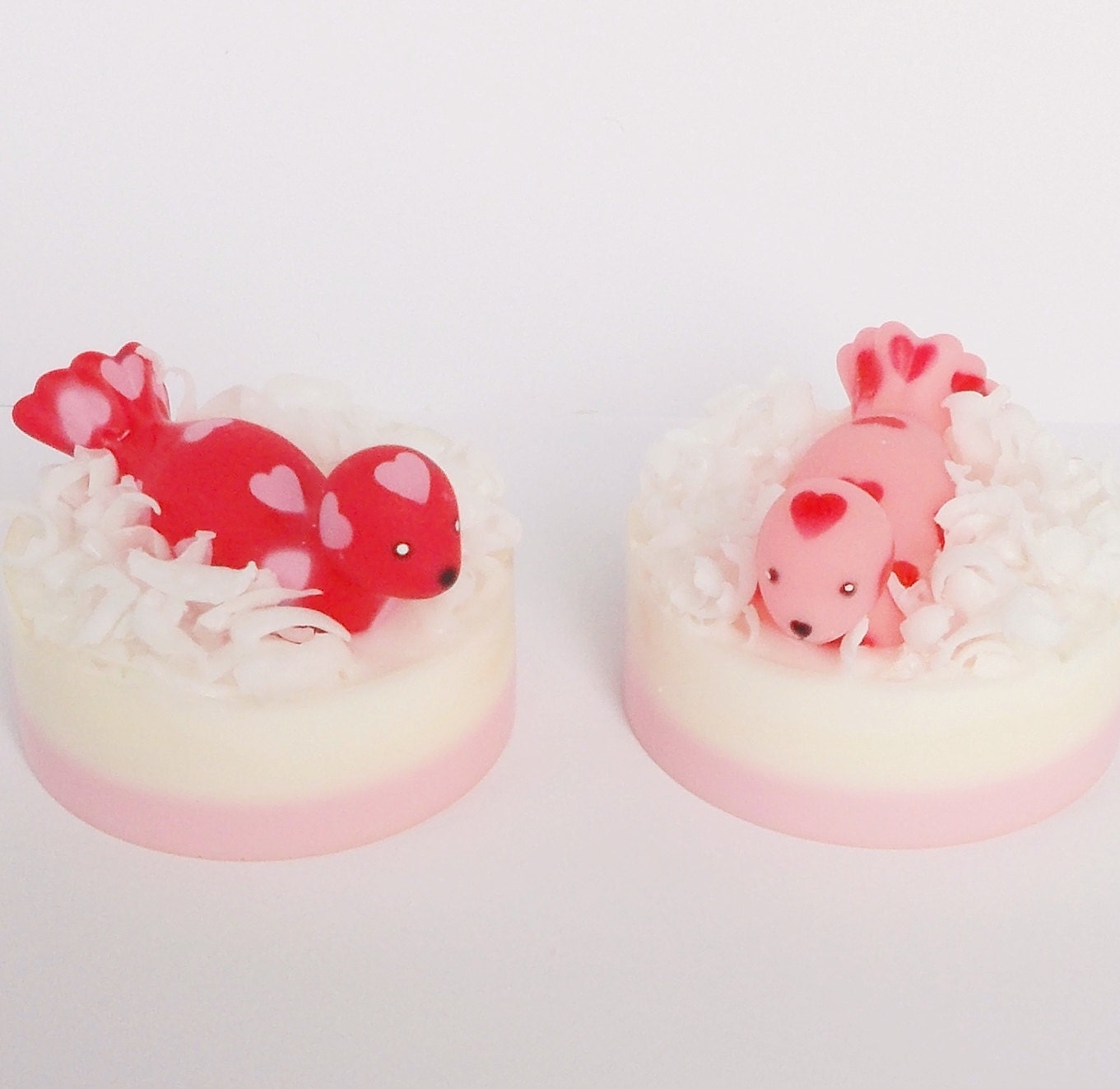 Valentine Seal Soap, Pink Lemonade Fragrance - All Natural, Vegan Hand Soap, Bar Soap - Valentine's Day Gift - SudsySideUp