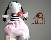 Little Ballerina Doll, Handmade Doll, Made With Love - Fililishop