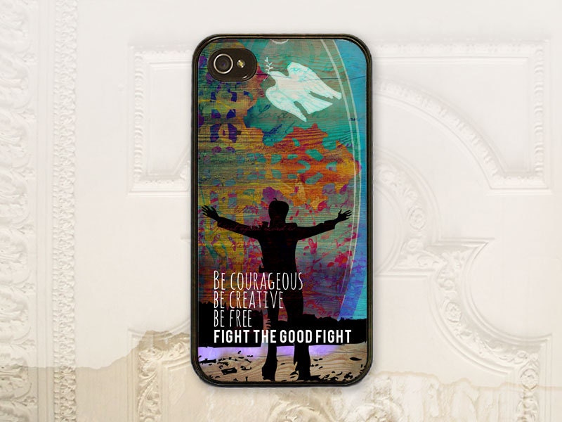 Christian worship cell phone case iPhone 4 4S by LilStinkerDesign