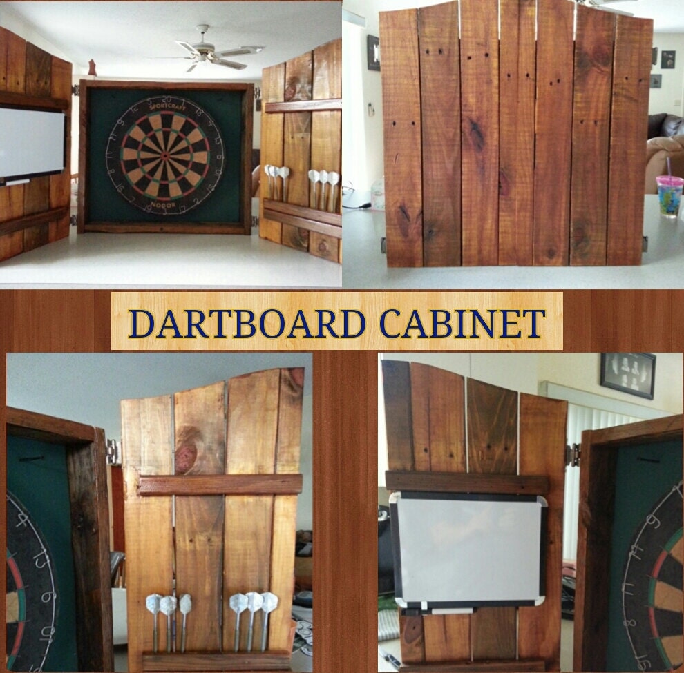 Rustic Dartboard Made From Recycled by BKCustomCreations
