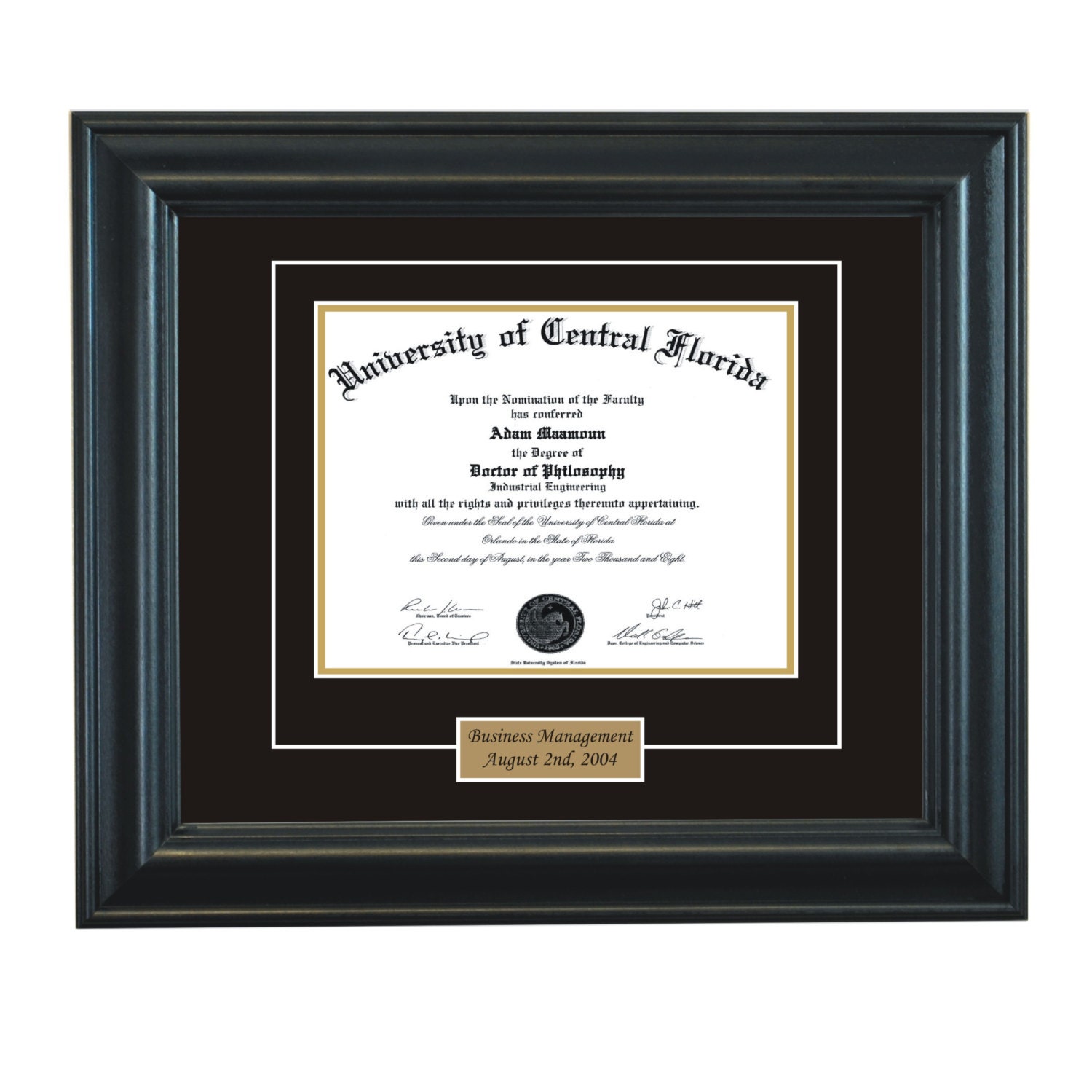Personalized Diploma Frame by PerfectCases on Etsy