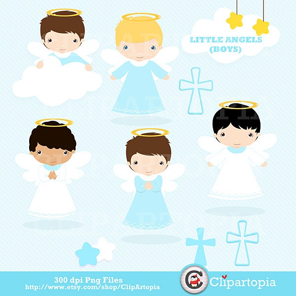 boy and girl angel clipart - photo #9