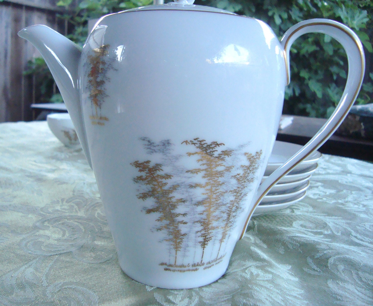 Vintage Tea Set Fukagawa Arita Pattern 901 by DimitrijNigodoff