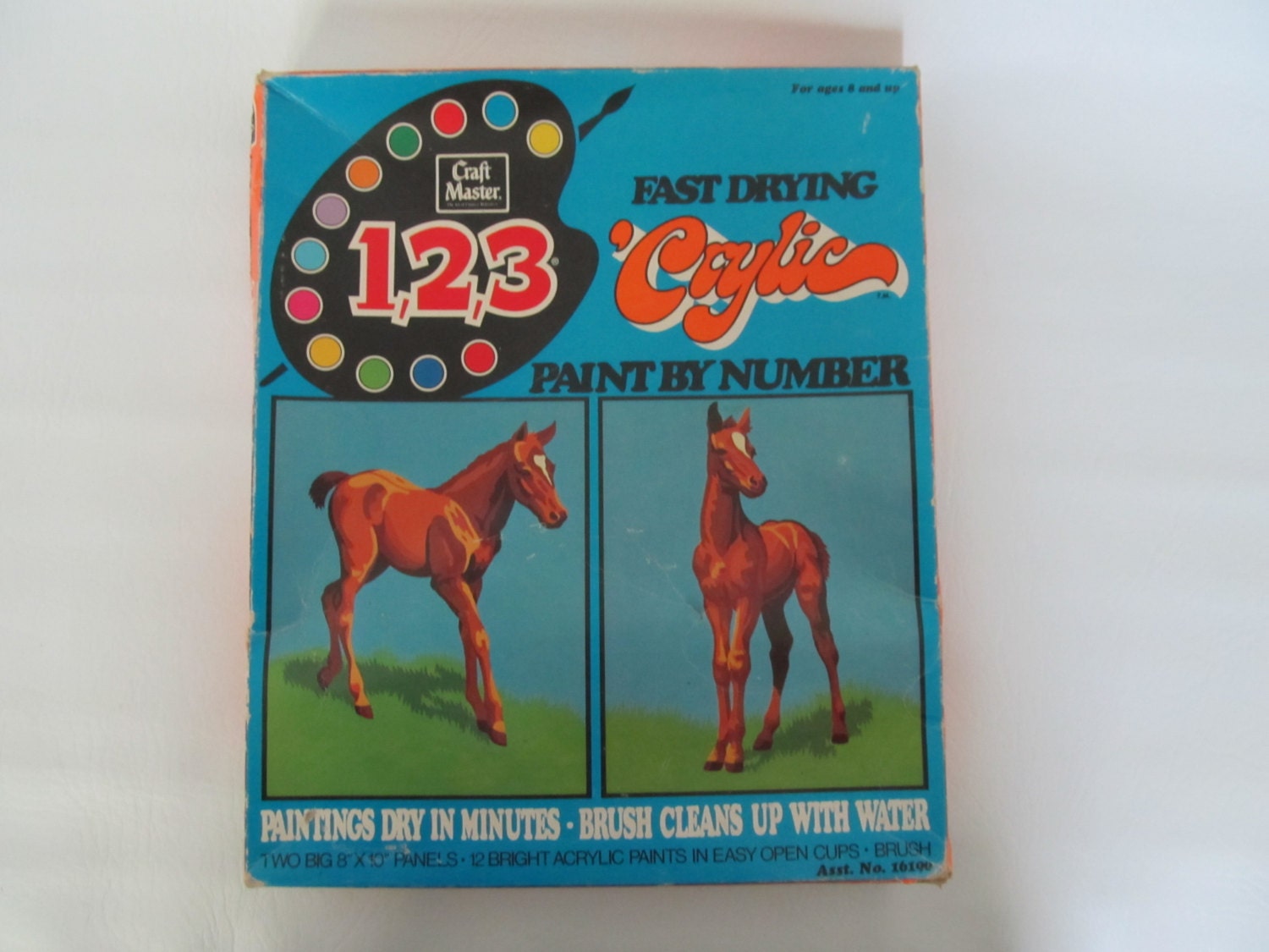 Vintage Paint By Number Kit 123 Craft Master 70s Proud Young Colt