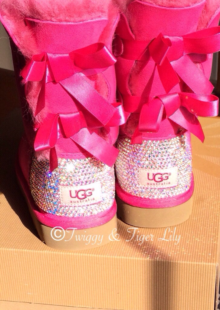 pink ugg boots with bows for women pink ugg boots with bows for women