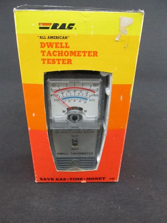 Items similar to Vintage RAC Dwell Tachometer Tester Model 549 on Etsy