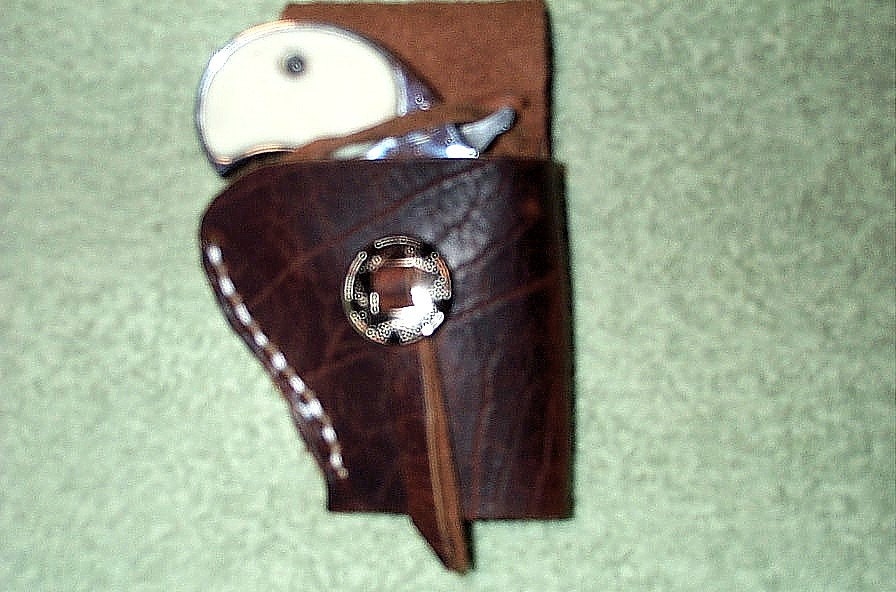 Derringer conceal carry leather right hand holster by smithcabin