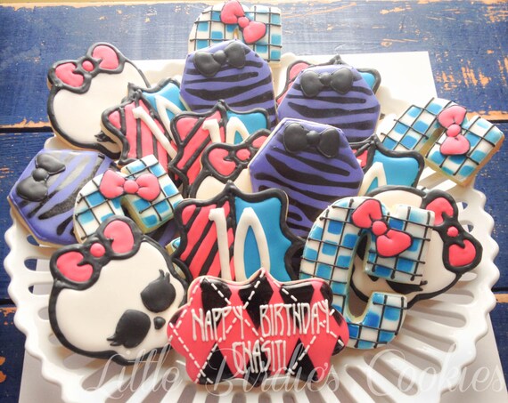 Monster High Cookie Favors - 2 Dozen Il_570xn