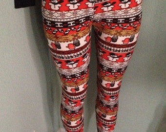 holiday workout leggings