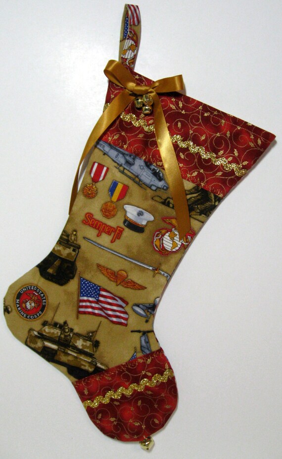 us marine corp christmas stocking usmc gift by us marine corp christmas stocking usmc gift by