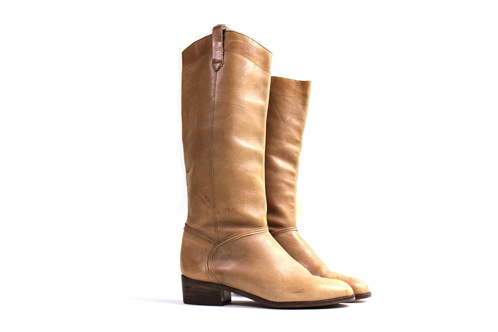tall tan riding boots