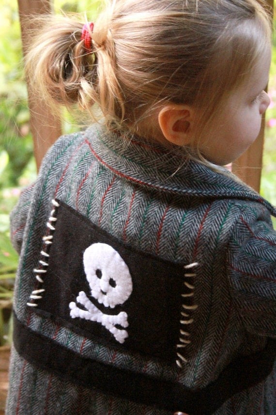 Pirate Jacket PDF Sewing Pattern by BigLittle on Etsy