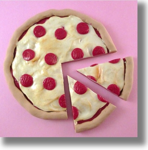 American Girl Doll Food Pepperoni Pizza by KatiesCraftations