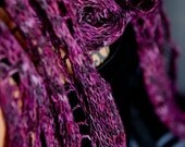 purple lace scarf, knit, wool, bamboo, silk - EmmasBridalAndLace purple lace scarf, knit, wool, bamboo, silk - EmmasBridalAndLace