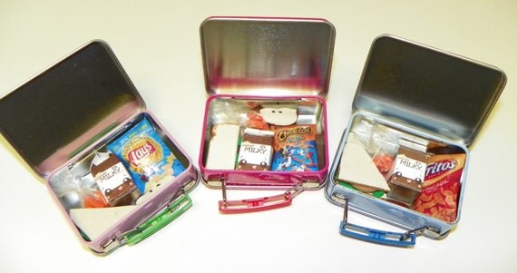 American Girl Doll Lunch Box With A Healthy Lunch By Fuzzybuttfarm