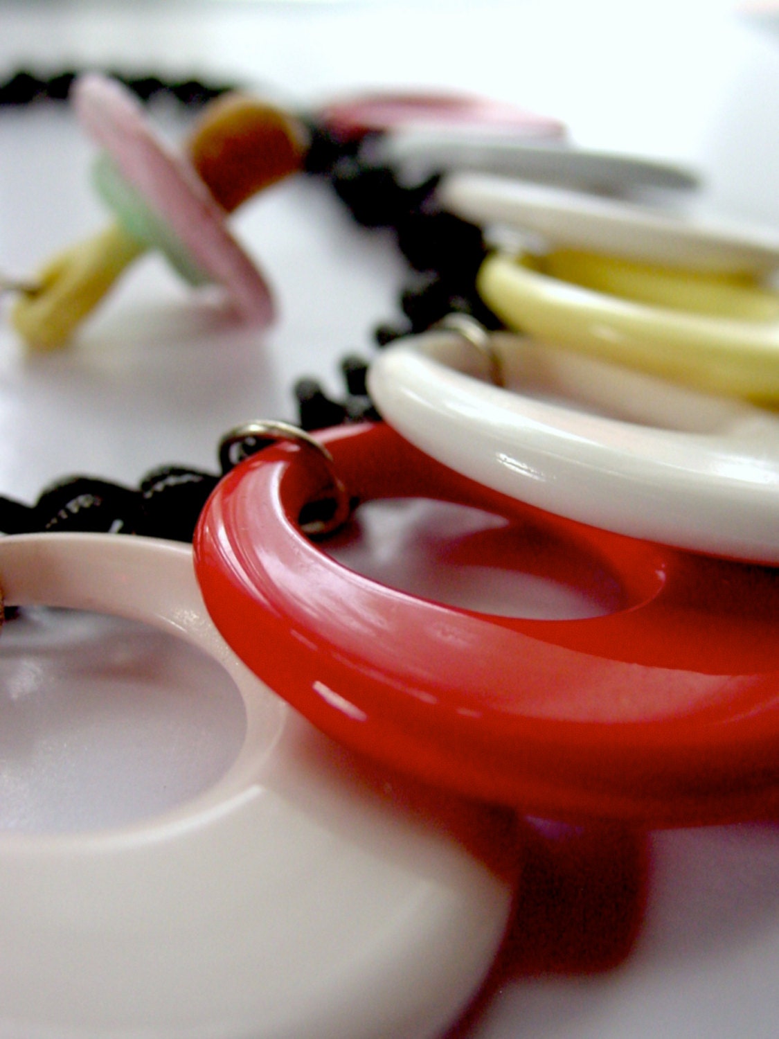 Oral Fixation statement collar necklace . retro by mythunderstood