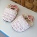Custom Name Baby Shoes - Simple - 0-6 months, 6-12 months and 12-18 months