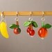 Fruit Bowl Stitch Markers for Knitting