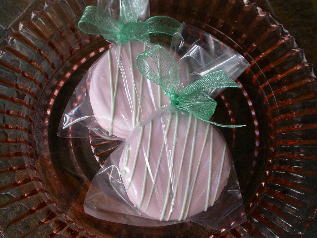 24 Dipped Double Stuf Oreo Cookies bridal shower baby shower wedding birthday party edible favors Il_570xn