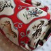 RETRO VINTAGE WESTERN Blanket With Pony Faux Fur, Red Or Blue,Gender Neutral