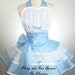 Little Bo Peep Costume Apron Matching Hair Bow Included